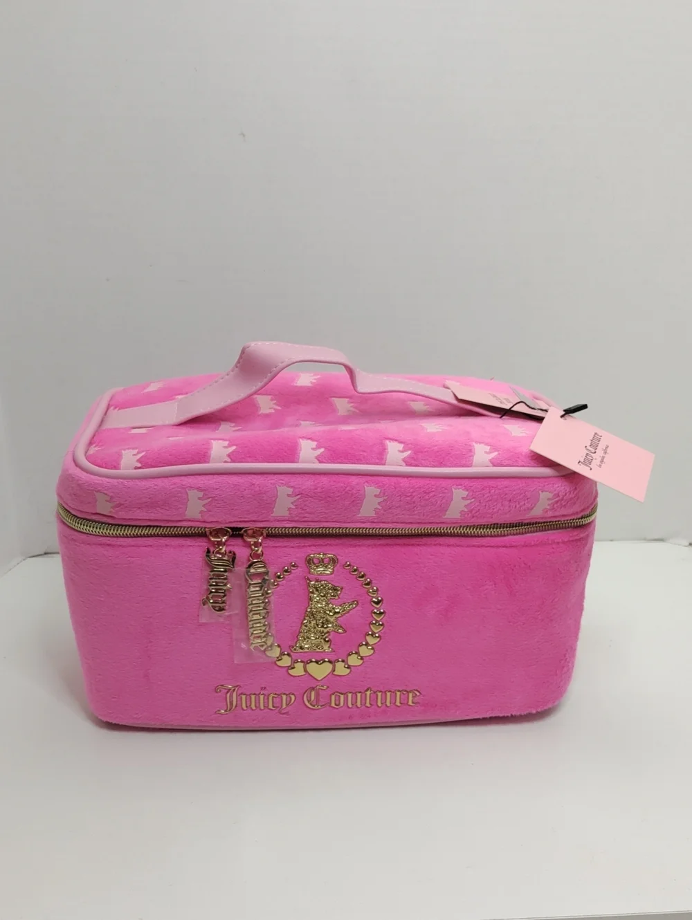 Juicy Couture Pink Kids Travel Case Vanity Bag